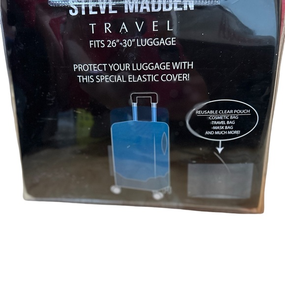NWT Steve Madden Candy Cane elastic Luggage Cover - Picture 2 of 4